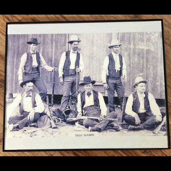 Print Texas Rangers at Shafter Mines Big Bend District 1890